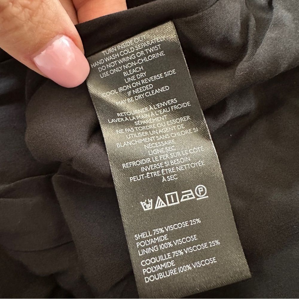 Maeve by Anthropologie Velvet Black Mini Dress Size M - Picture 13 of 14